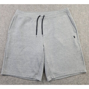 Polo Ralph Lauren Shorts Mens XLT Gray Sweatshorts Casual Elastic Waist Logo